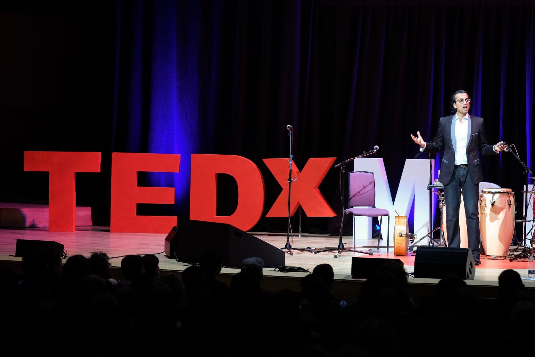 Vikas Shah speaking at TEDx Manchester